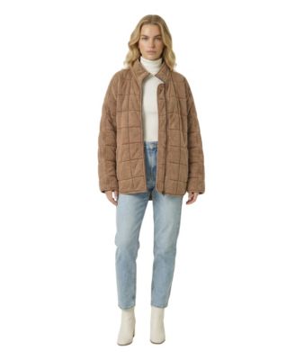 Women's Quilted-Fleece Jacket