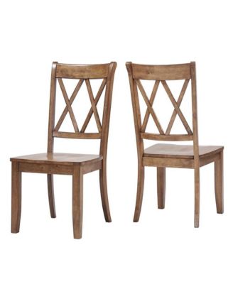 Lea Cross Back Dining Chair (Set of 2)