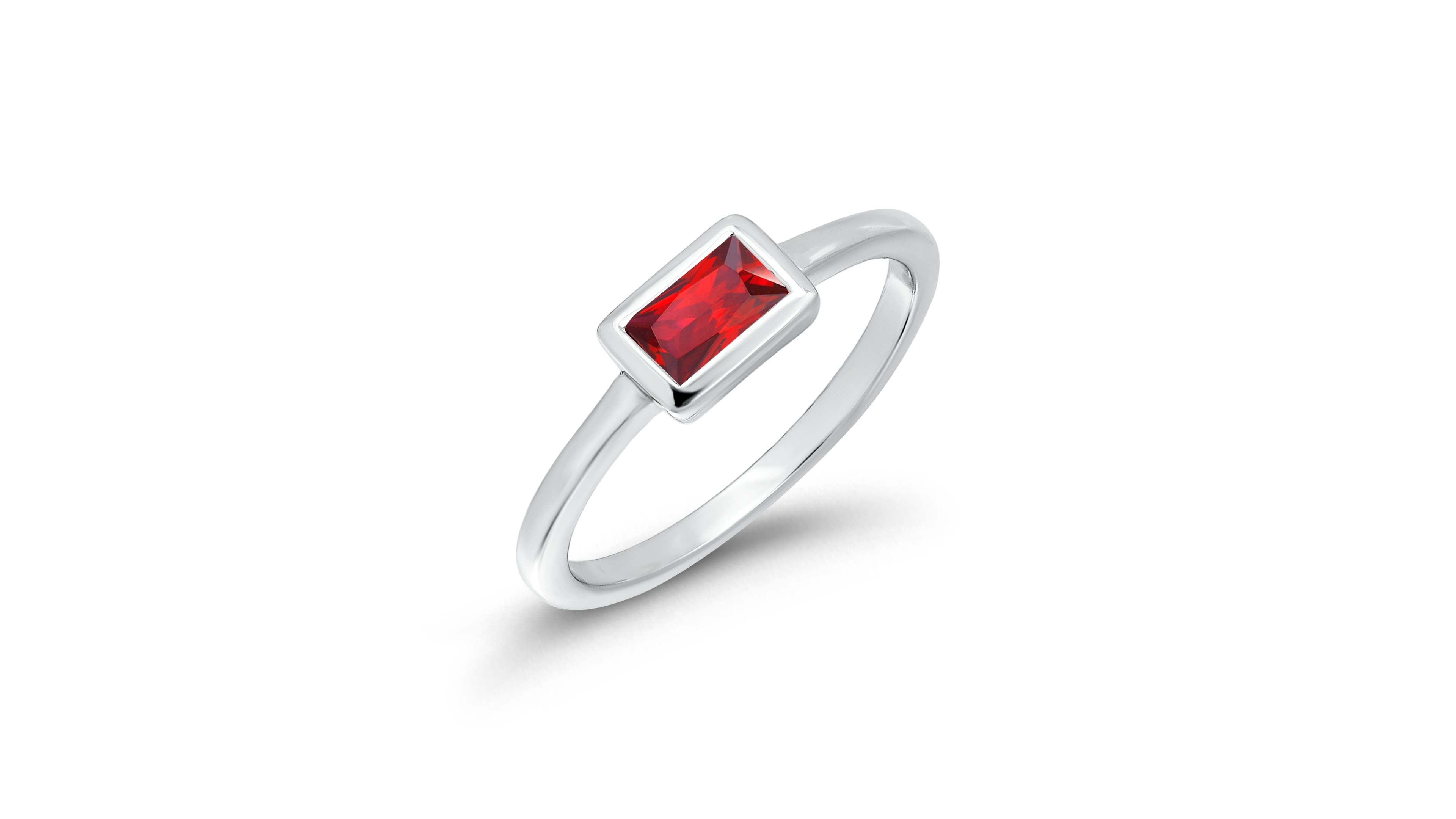 Macy's Cubic Zirconia Baguette Bezel-Setting Ring