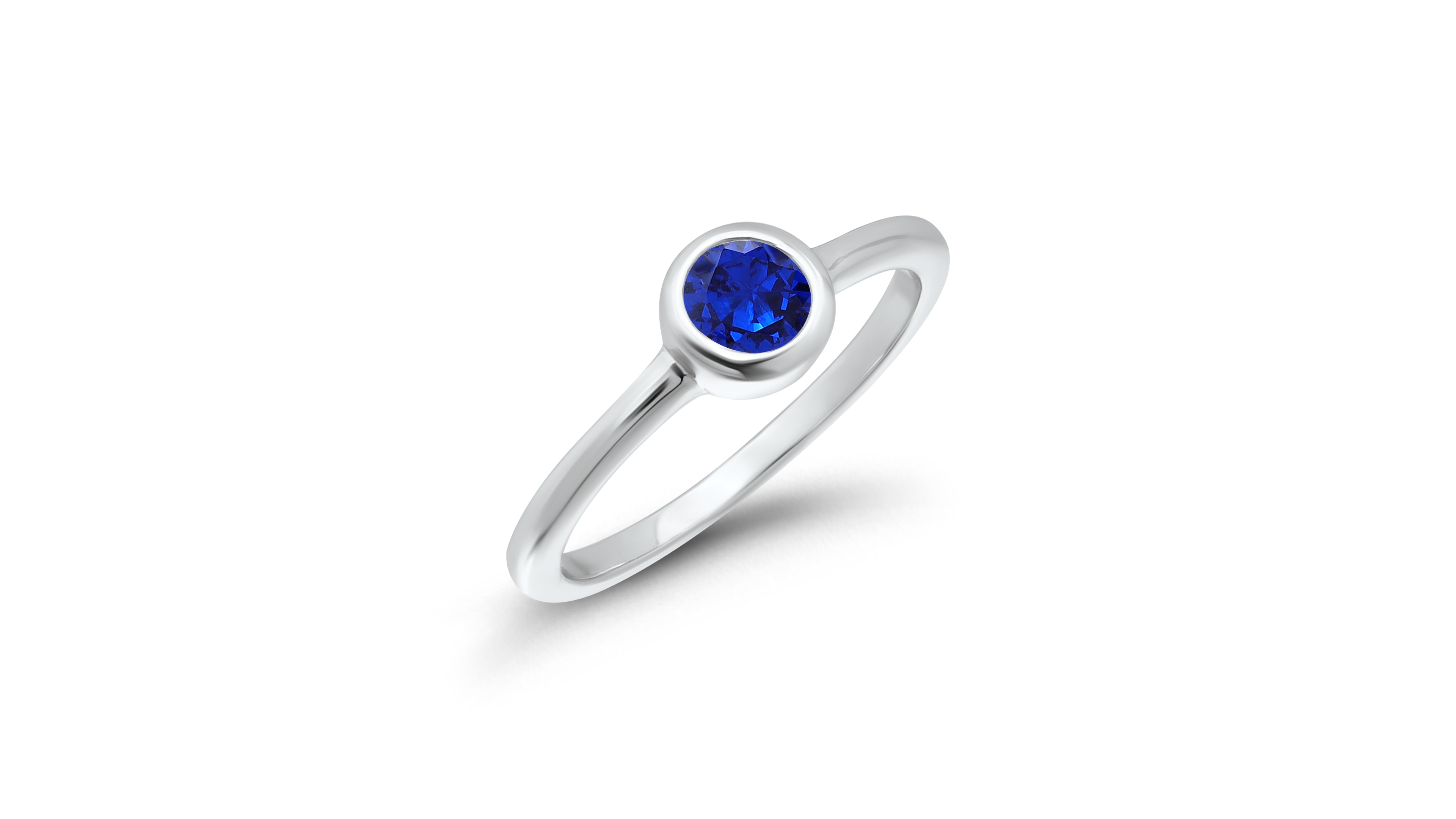 Macy's Cubic Zirconia Round Bezel-Setting Stackable Ring