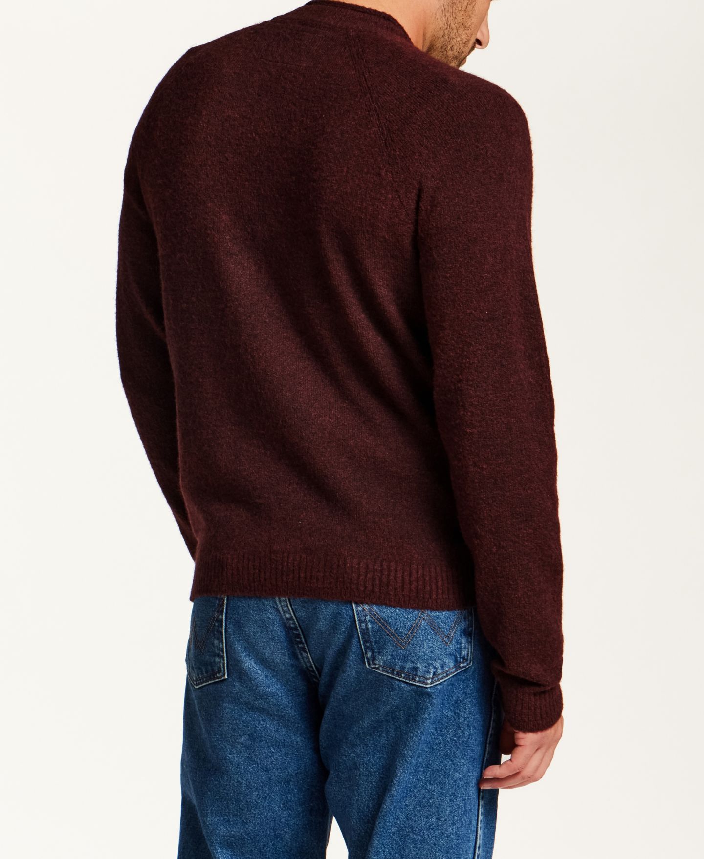 Мужской свитер Weatherproof Vintage Chunky-Knit Boucle Crewneck, цвет: Chipotle — фото 4