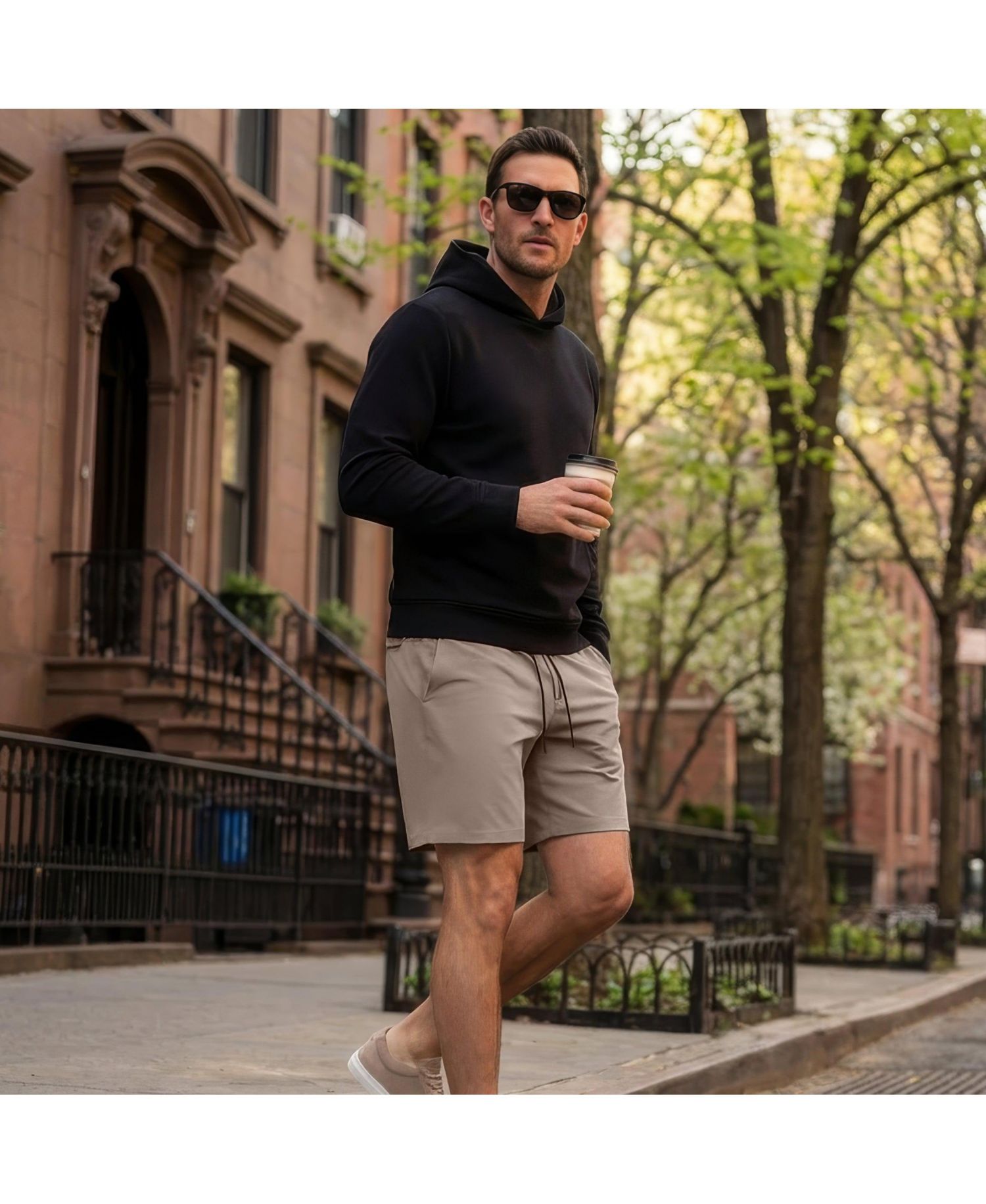 Men's Classic-Fit Atlas Stretch Shorts, 8" Inseam