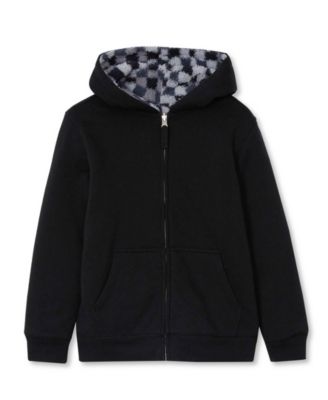Kids Husky Reversible High Pile Fleece Hoodie