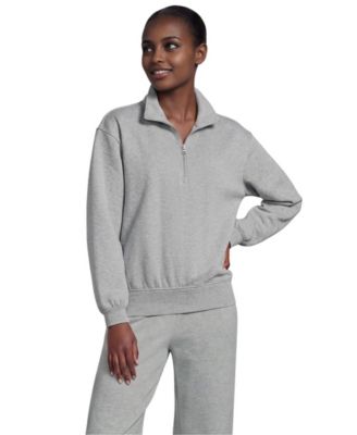 Women's Serious Sweats Relaxed Quarter Zip Pullover Sweatshirt