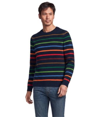 Men's Long Sleeve Fuzzy Crewneck Sweater