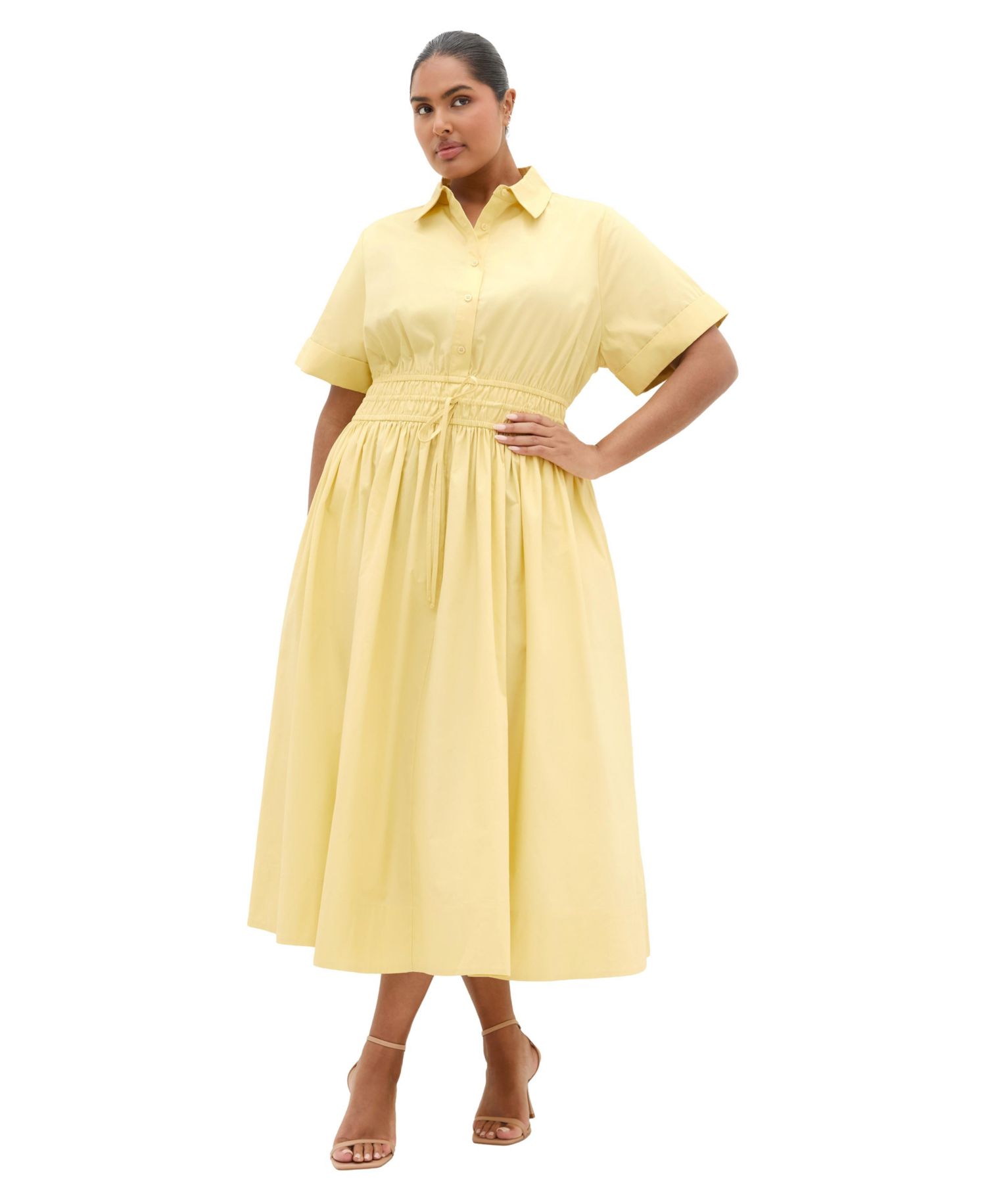 Women's Lana Midi Shirt Dress
