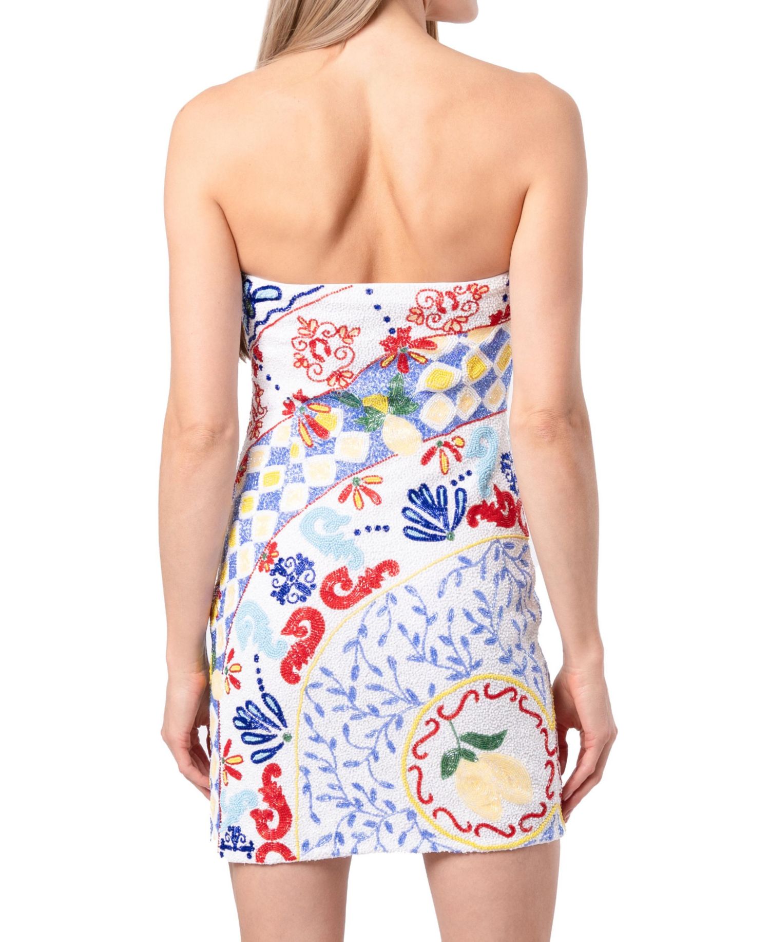 Women's Senorita Hand Beaded Embellished Mini Dress