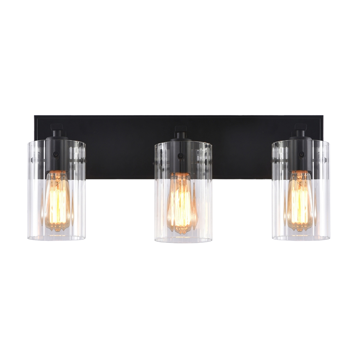 Parrot Uncle Modern 3-Light Glass Dimmable Bathroom Vanity Light Fixture