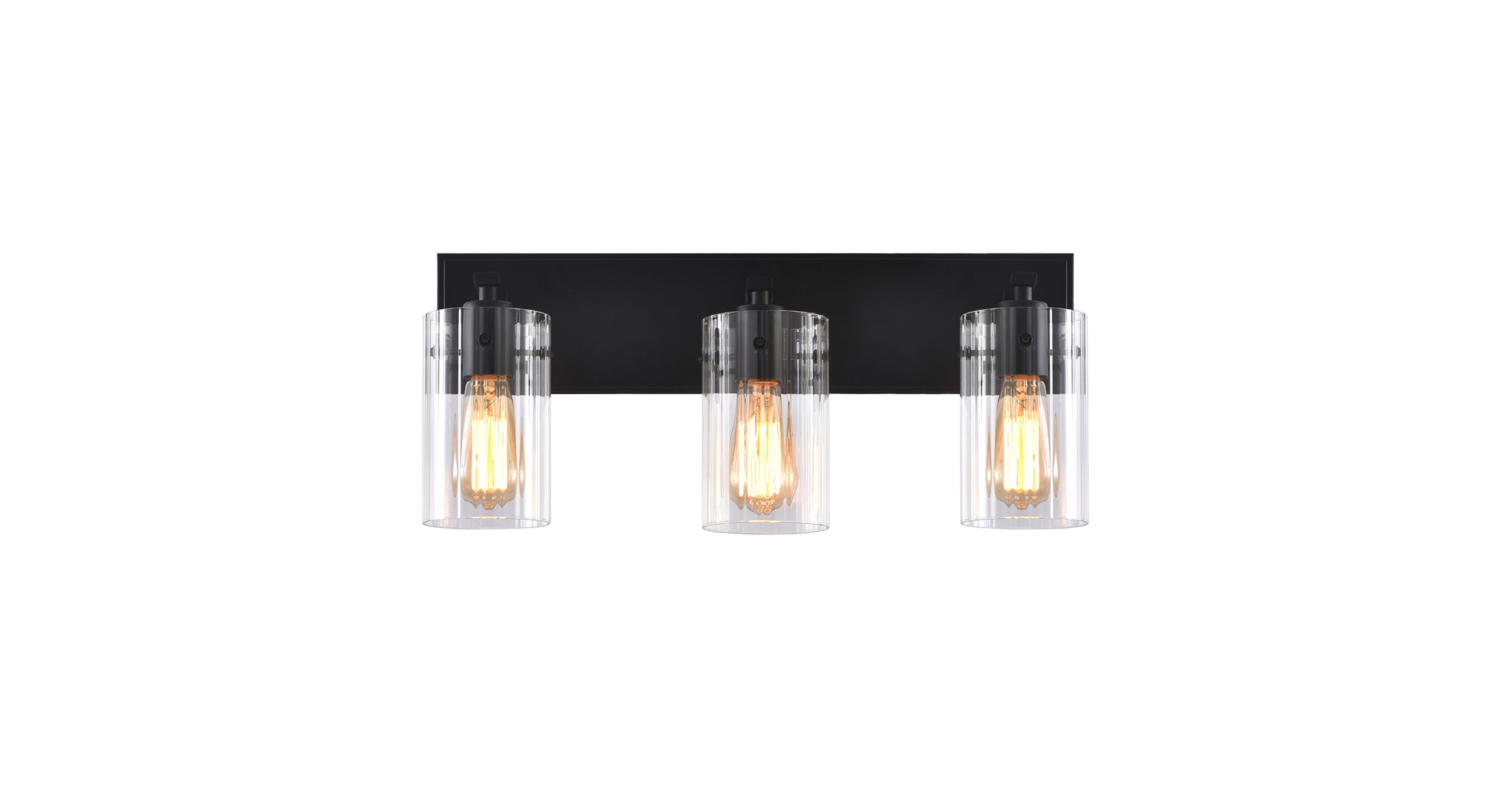 Parrot Uncle Modern 3-Light Glass Dimmable Bathroom Vanity Light Fixture