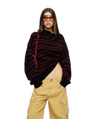 Women's Knit Button-Front Sweater