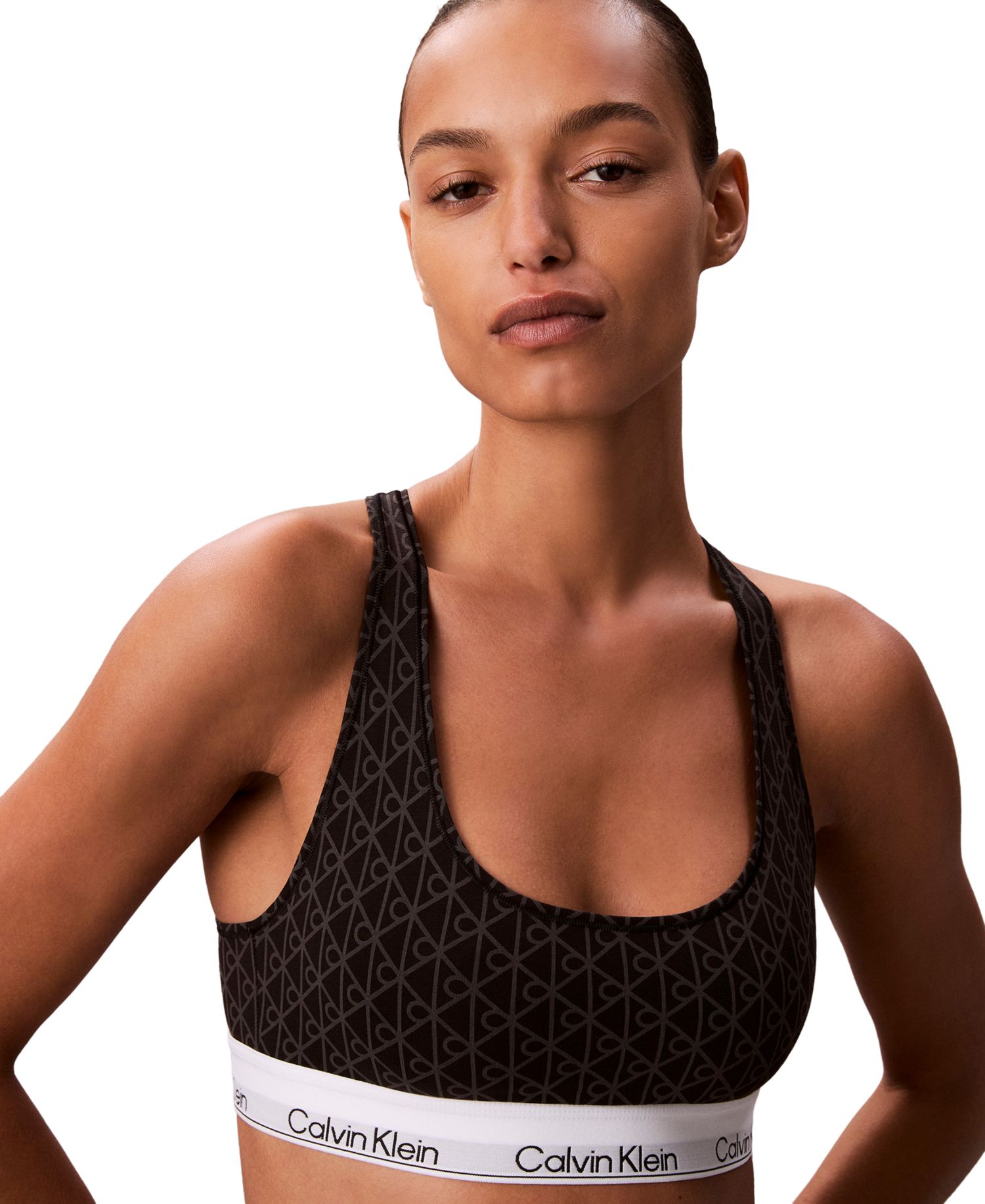 Women's Icon Cotton Unlined Racerback Bralette QF8493