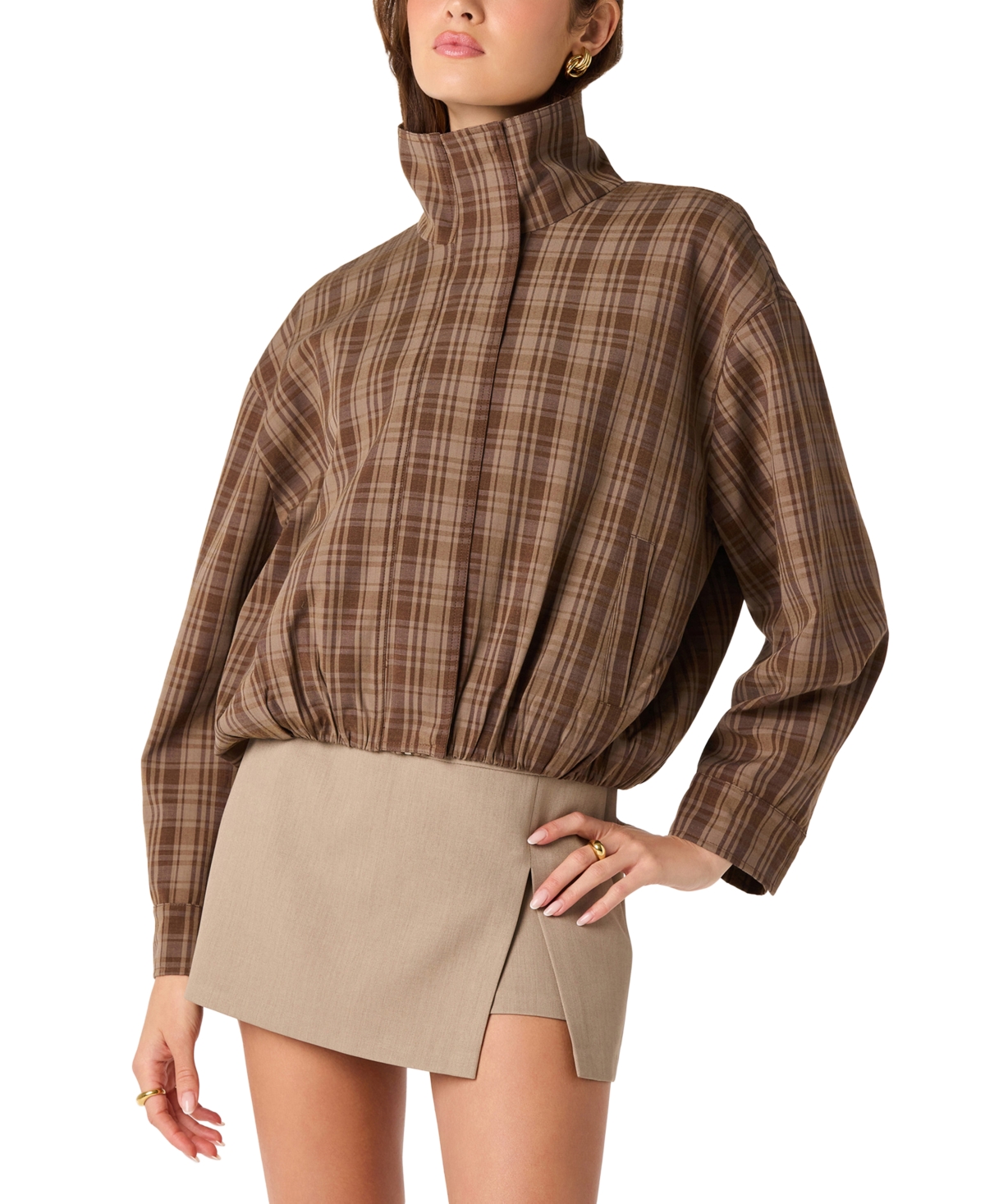 Astr the Label Women's Cooper Funnel Neck Jacket