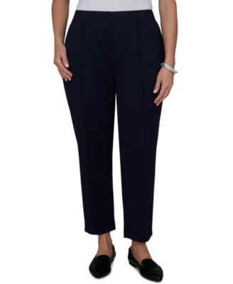 Plus Size Mid-Rise Pull-On Ponte Pants