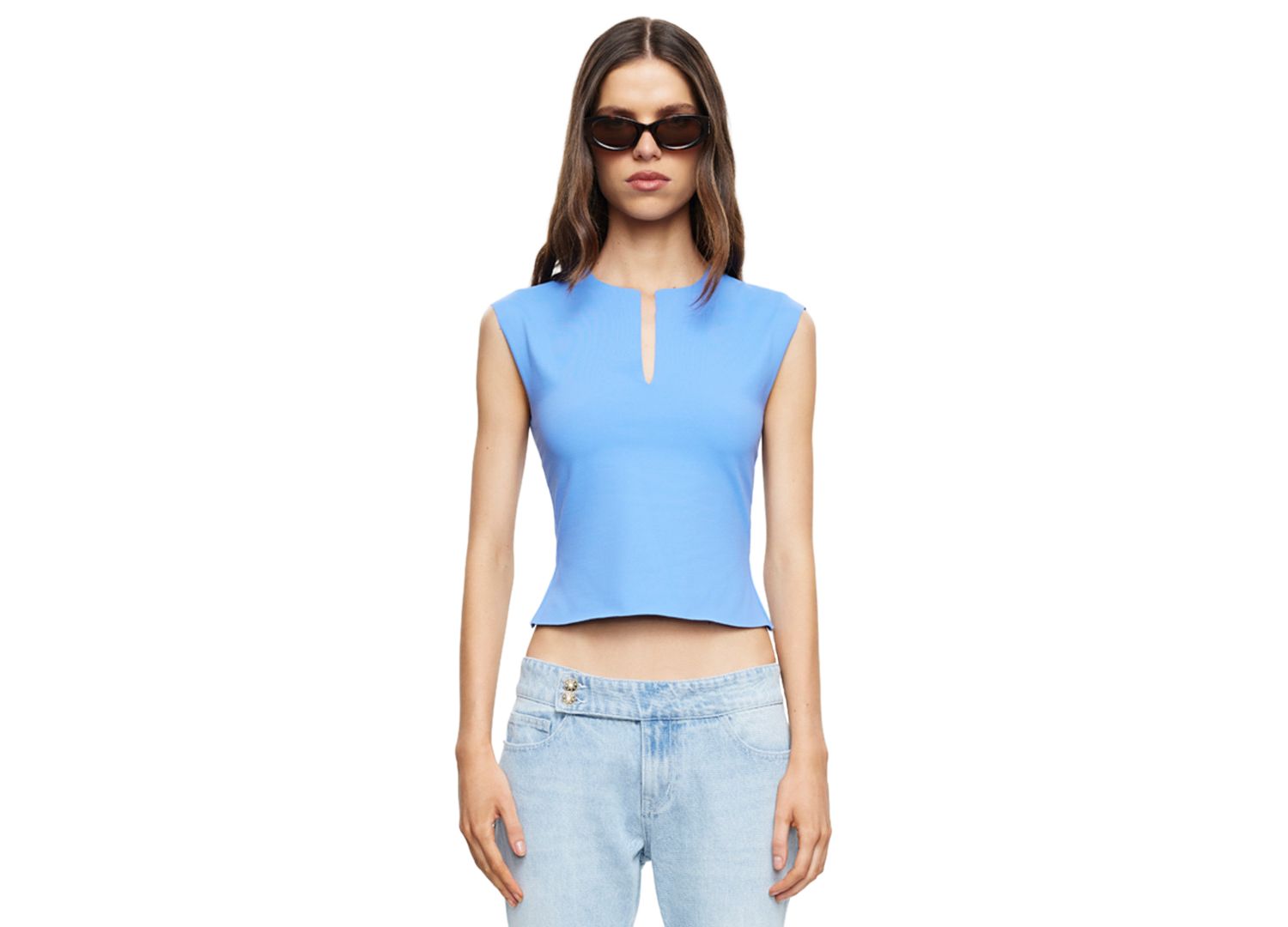 Women's Tribeca Sleeveless Cropped Top