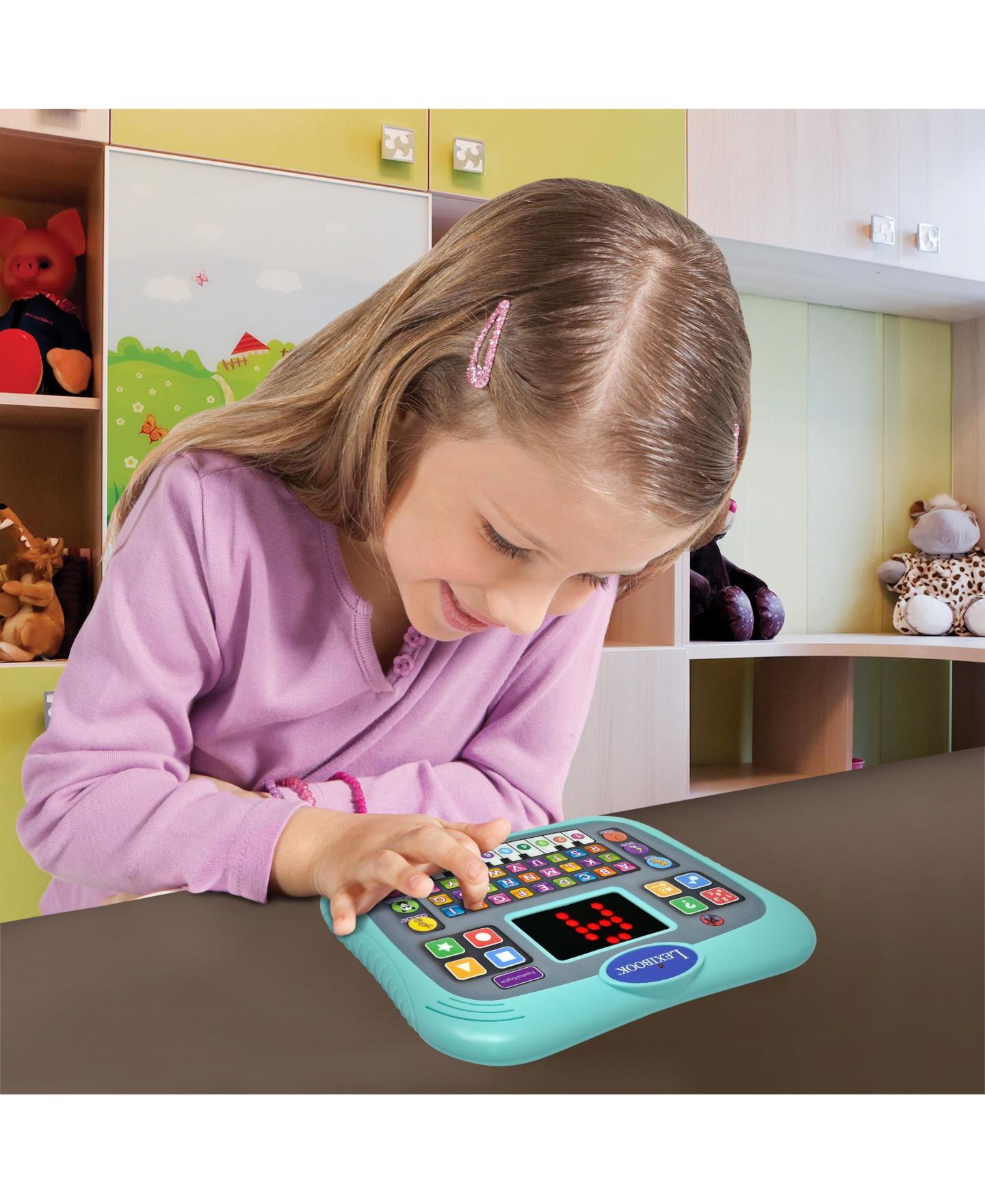 Детская игрушка Lexibook Bilingual Tablet English/Spanish Alphabet, Numbers and Animals Educational Tablet, от 3 лет, цвет: Синий — фото 8