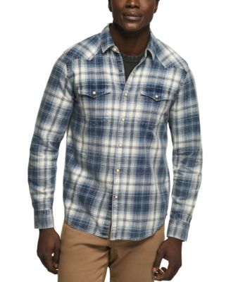 Men's Mesa Long-Sleeve Western Plaid Shirt