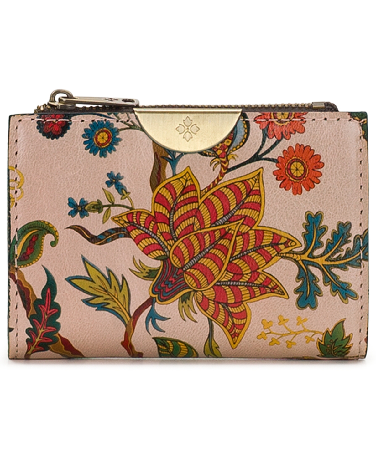 Patricia Nash Busalla Leather Bifold Zipper Wallet