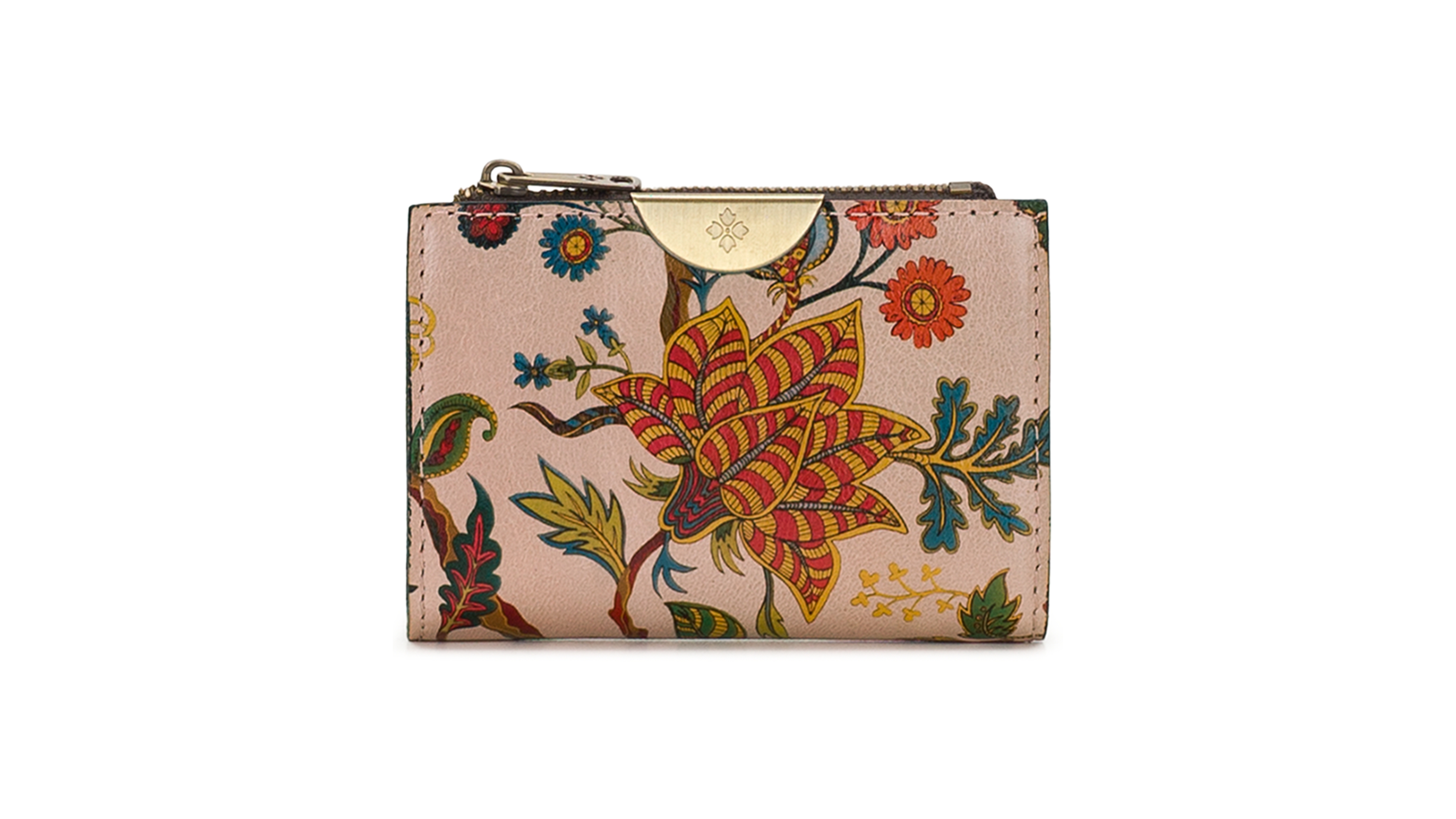 Patricia Nash Busalla Leather Bifold Zipper Wallet