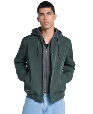 Men's Hooded Varsity Jacket