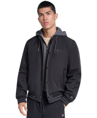 Men's Hooded Varsity Jacket