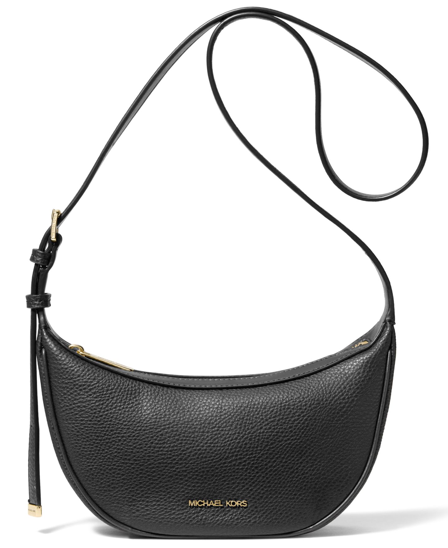 Женская сумка Michael Kors Shaye Medium Convertible Sling Crossbody, цвет: Чёрный — фото 1