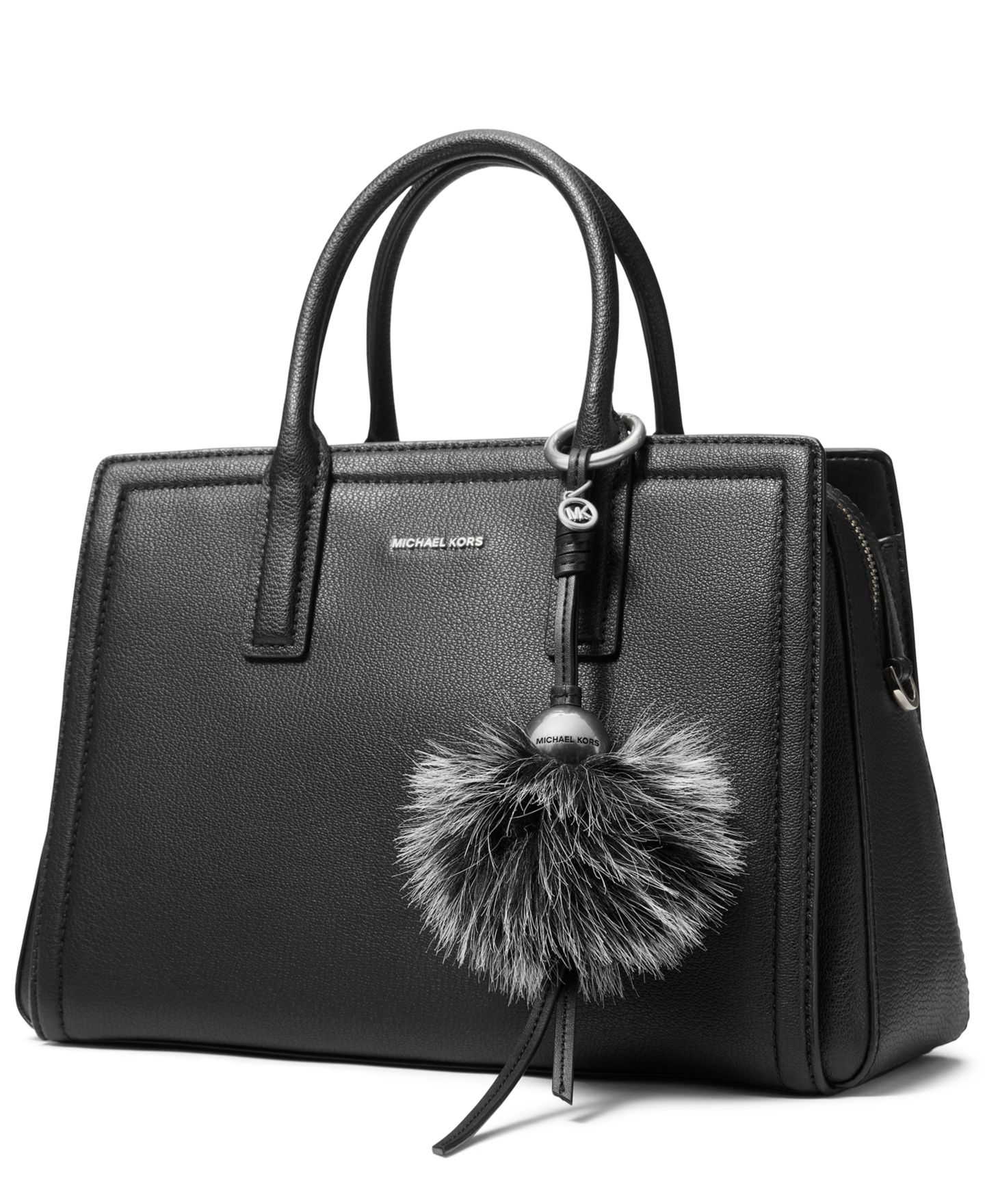 Женский брелок Michael Kors Novelty Bead Bag Charm, цвет: Чёрный — фото 4