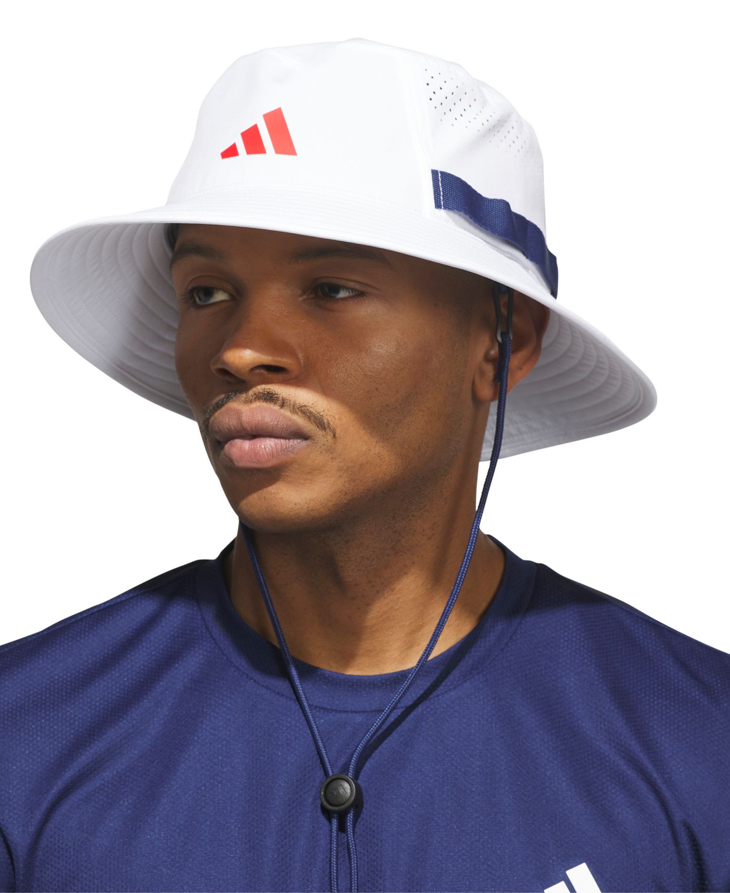 Men's Adjustable-Drawstring Wide-Brim Victory 5 Bucket Hat