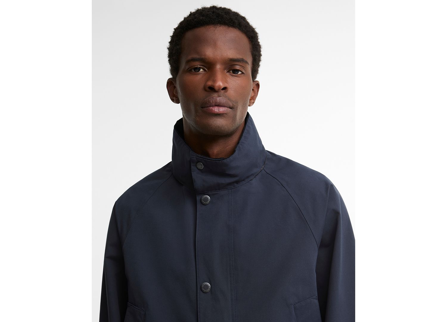 Men's Modern Bedale Waterproof Lightweight Stowaway-Hood Jacket