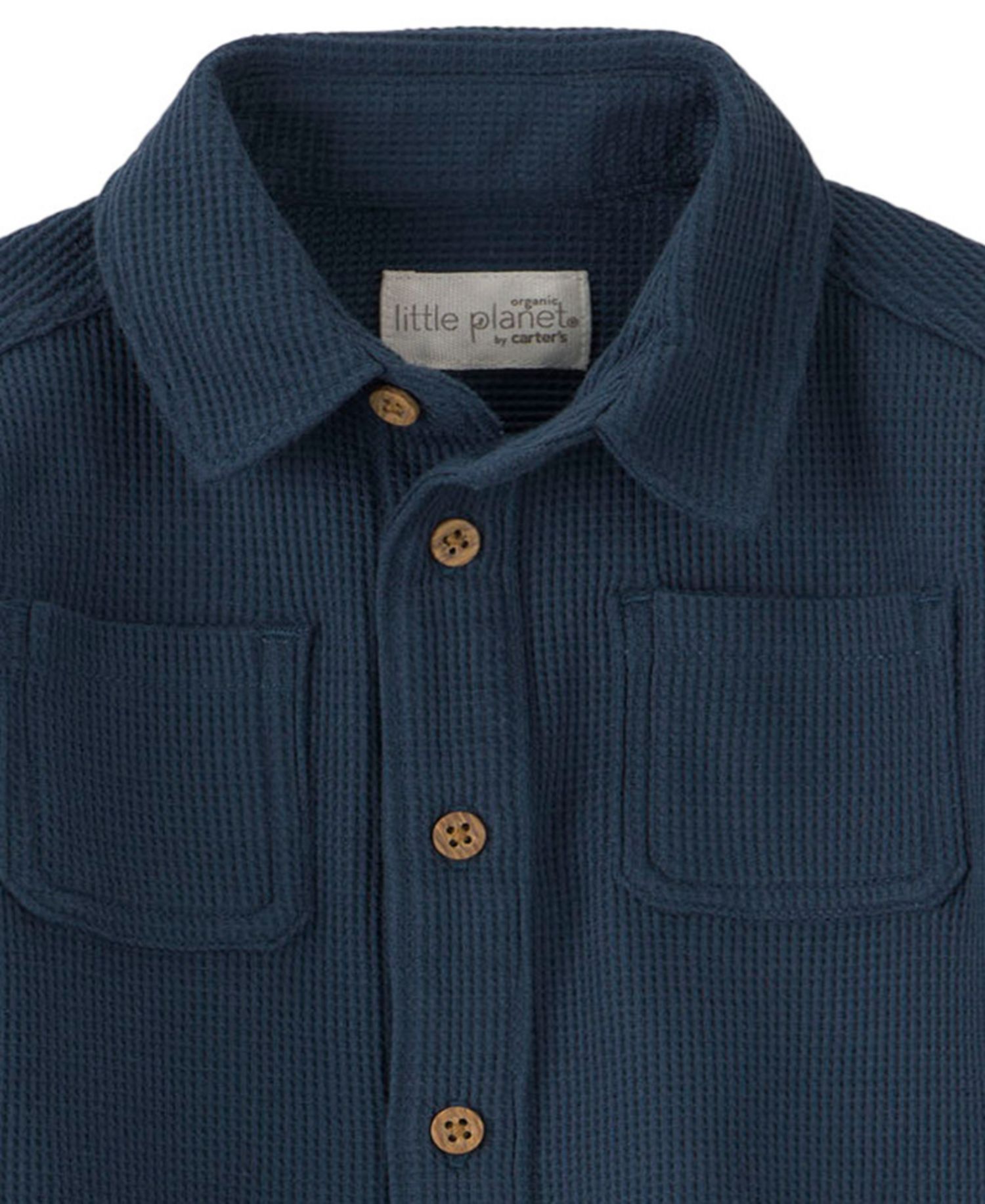 Baby Boys' Waffle-Knit Long-Sleeve Top and Pants, 2-Piece Set