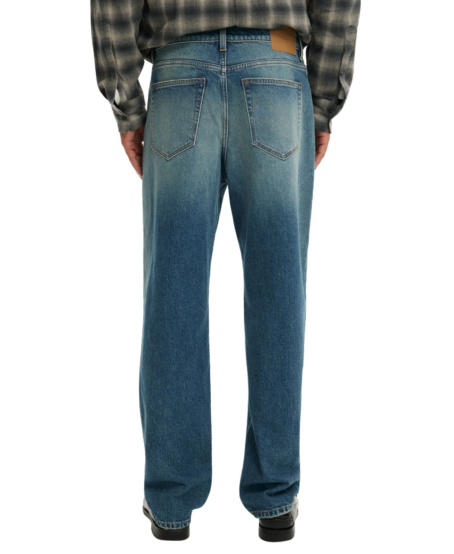 Men's Loose Straight Jean Relaxed-Fit Jeans