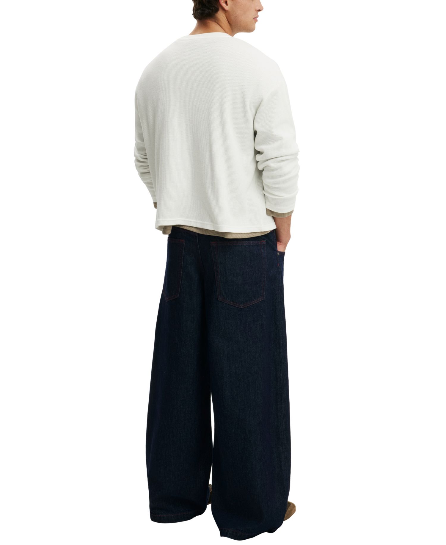Men's Y2K Super Baggy Wide-Leg Jeans