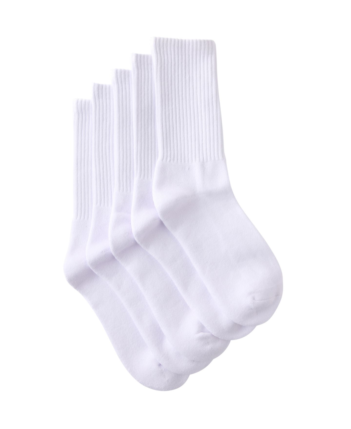 Носки Footbed для мужчин, средней высоты, хлопок, 5 шт. — Cotton On, цвет: Белый — фото 1
