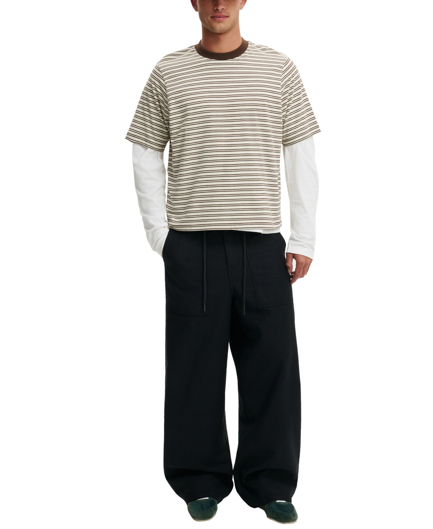 Men's Super Baggy Utility Casual Pants