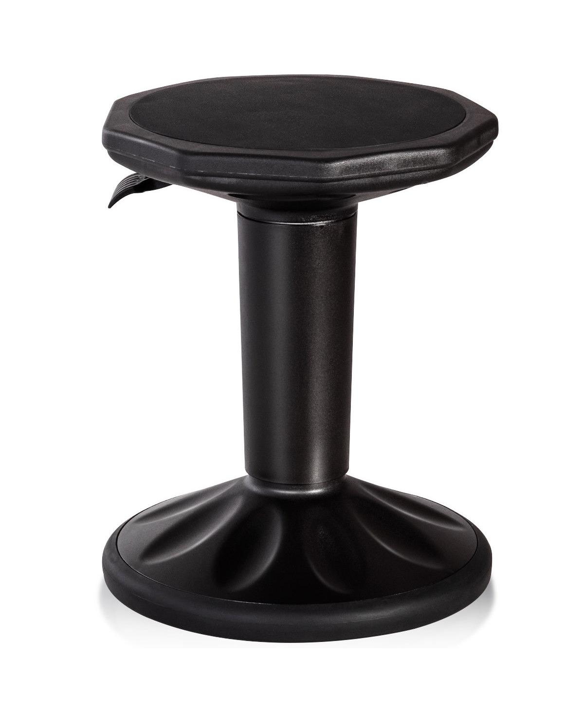 Mecale Adjustable-Height Wobble Chair Active Learning Stool for Office Stand Up Desk - Black