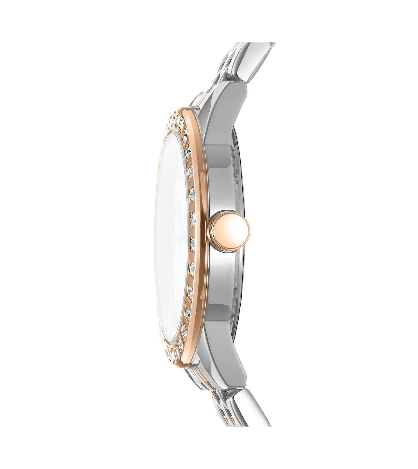 Женские часы DKNY Quartz Essential Logo Two-Tone Stainless Steel Bracelet Watch, 38 mm, цвет: Серебряный — фото 2