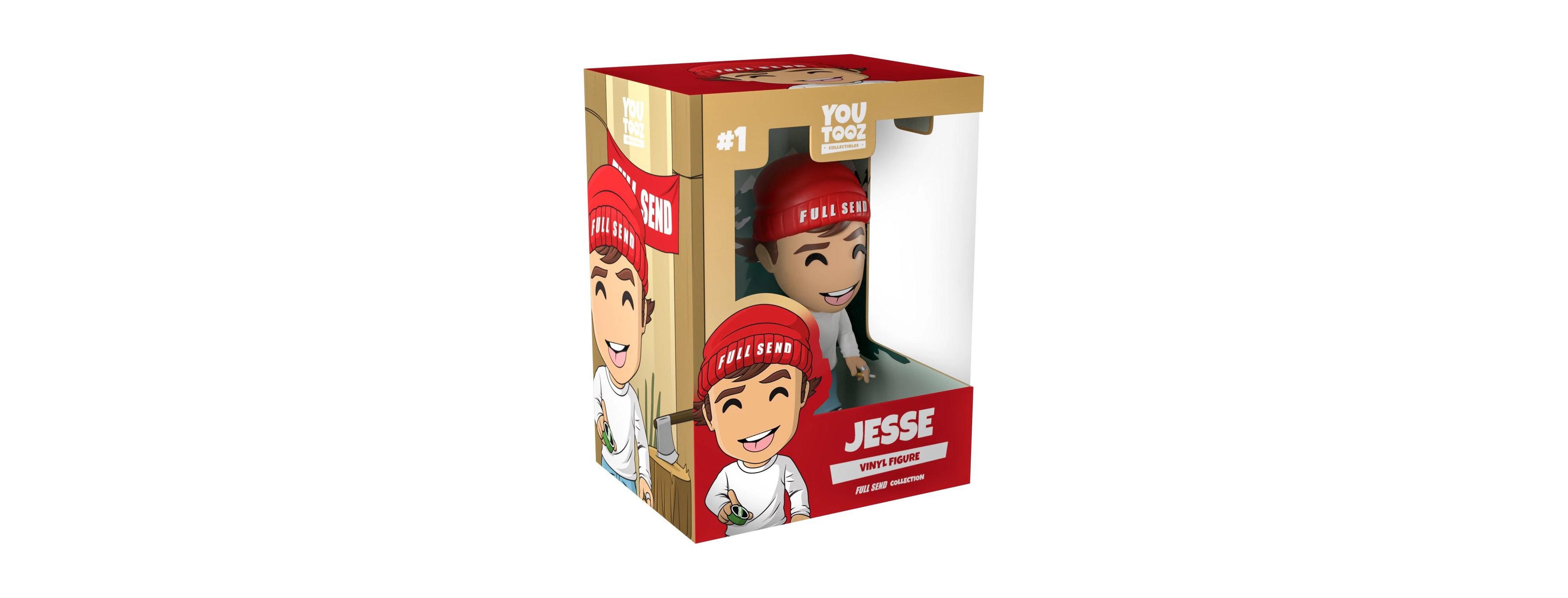 Youtooz Full Send Collection Jesse Sebastiani 4.7" Vinyl Figure, Ages 15+