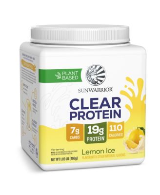 US Clear Plant Protein Lemon Ice, 19 Gram Pea Protein Isolate, Clear Protein Drink, Dairy Free, Gluten Free