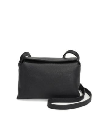 Women's Small Pebbled Leather Crossbody Bag Minimalist Shoulder Bag