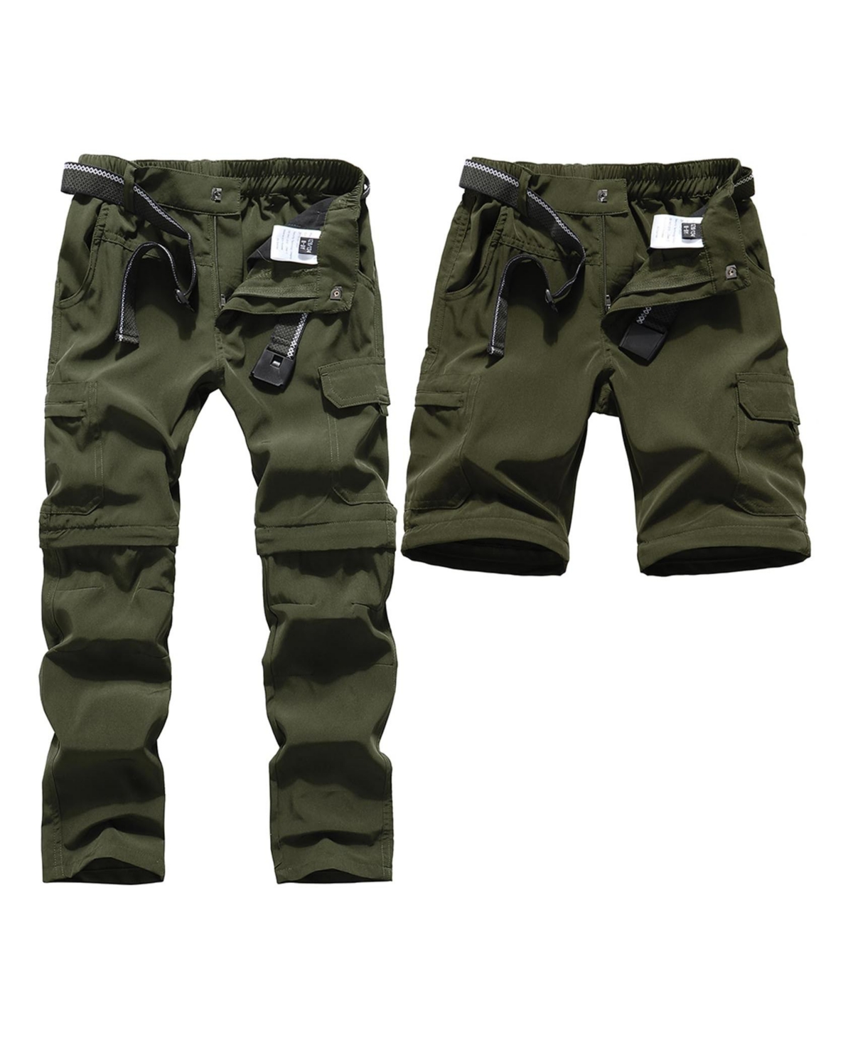 Piscifun Boys Convertible Zip Off Hiking Cargo Quick Dry Outdoor Trousers