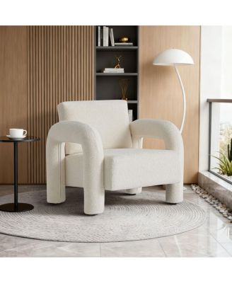 Modern Accent Chair with Sturdy Frame