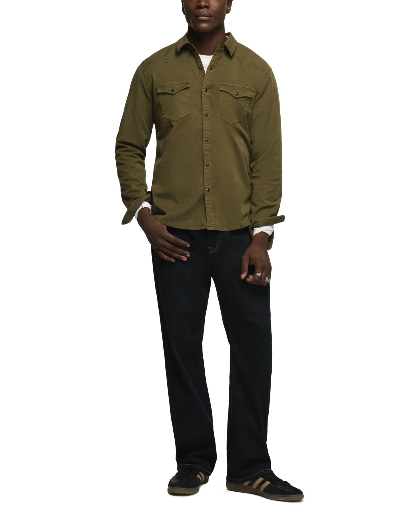 Мужские джинсы Lucky Brand 181 Relaxed Straight Fit Coolmax® Stretch, цвет: Balsam — фото 16