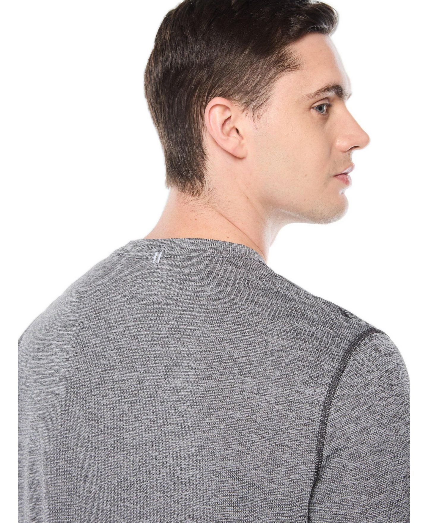Мужская футболка Sergio Tacchini Affondo Long-Sleeve Regular-Fit Crewneck, цвет: Чёрный — фото 3