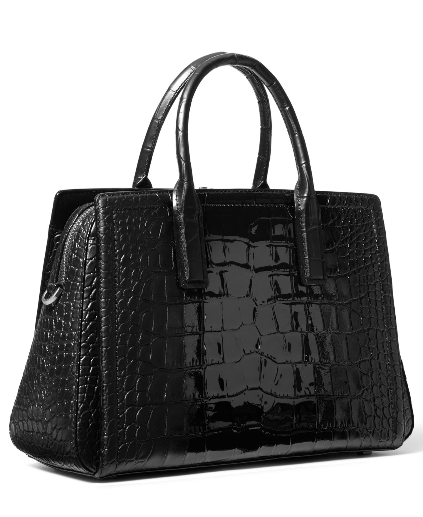 Женская средняя сумка-сэтчел Michael Kors Laila со съёмным регулируемым ремнём, цвет: Чёрный — фото 2