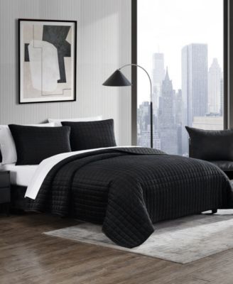 Diamond Velvet 3 Piece Quilt Set, Queen