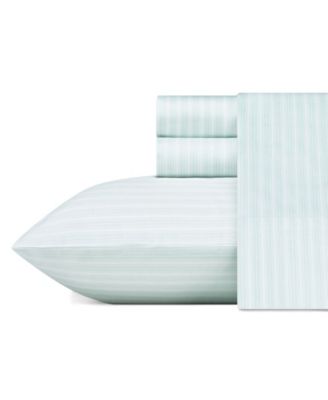 Laura Ashley 300 Thread Count Cotton Sateen 4-Pc. Sheet Set, Queen