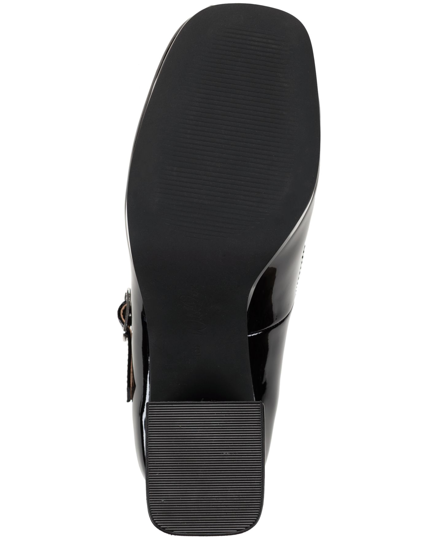 Женские туфли Wild Pair Vesperaa T-Strap Square Toe Mary Jane Pumps, цвет: Чёрный — фото 5
