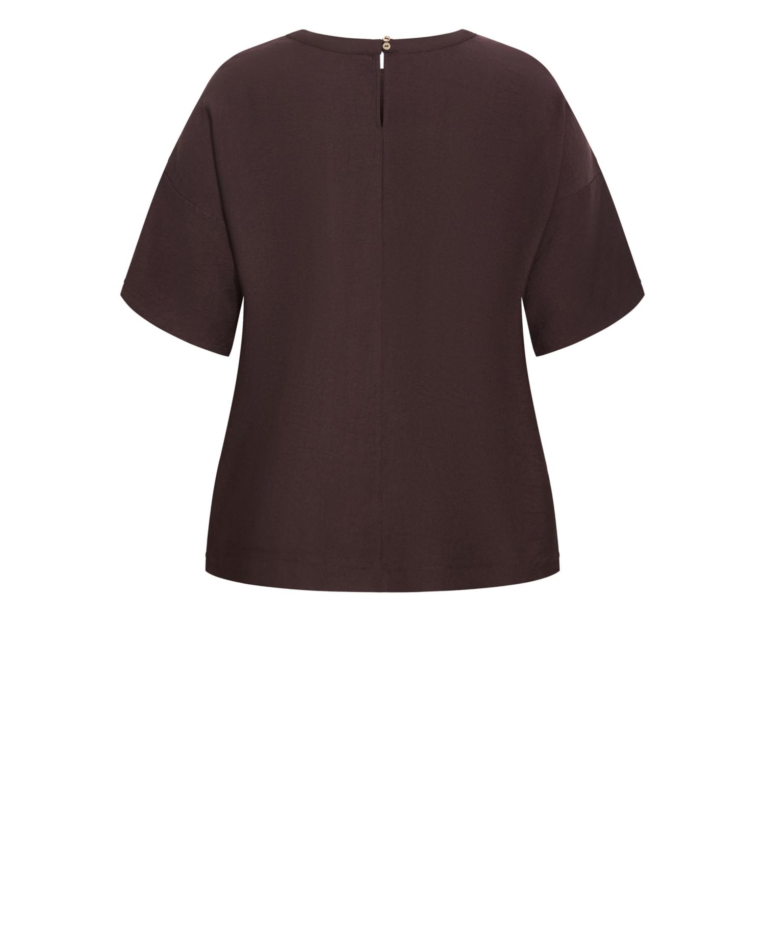 Plus Size Alexi Drop-Shoulder Relaxed Hip-Length Top