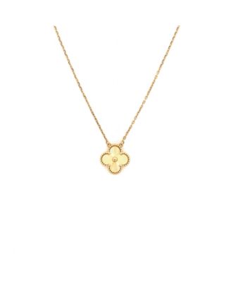 Pre-Owned Van Cleef and Arpels Vintage Alhambra Pendant Necklace