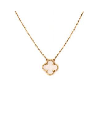 Pre-Owned Van Cleef and Arpels Pre-Owned Van Cleef and Arpels Vintage Alhambra Pendant Necklace