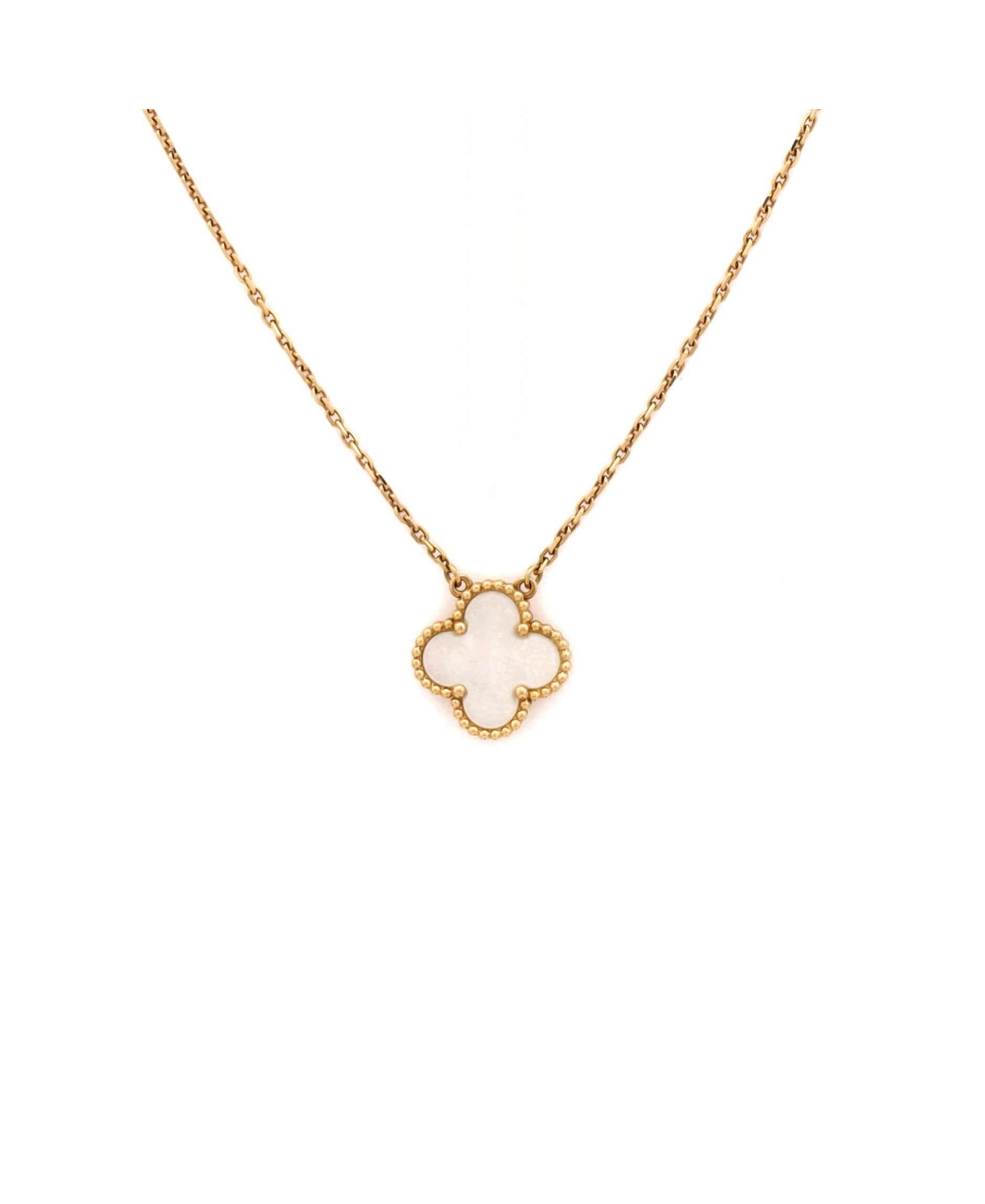 Pre-Owned Van Cleef and Arpels Vintage Alhambra Pendant Necklace - 18k yellow gold